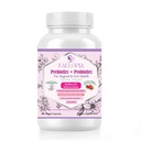 Probiotiká pre ženy s prebiotikami Cranberry D- Mannose Digestive Enzymes & Hibiscus 34 Kmene 100 miliárd CFU Feminine Care Supplement for Vaginal Gut Urinary Health and pH Balance Support