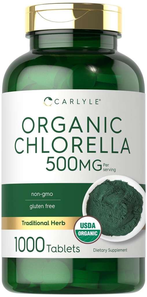 Carlyle Chlorella Tablety Organic 500 mg 