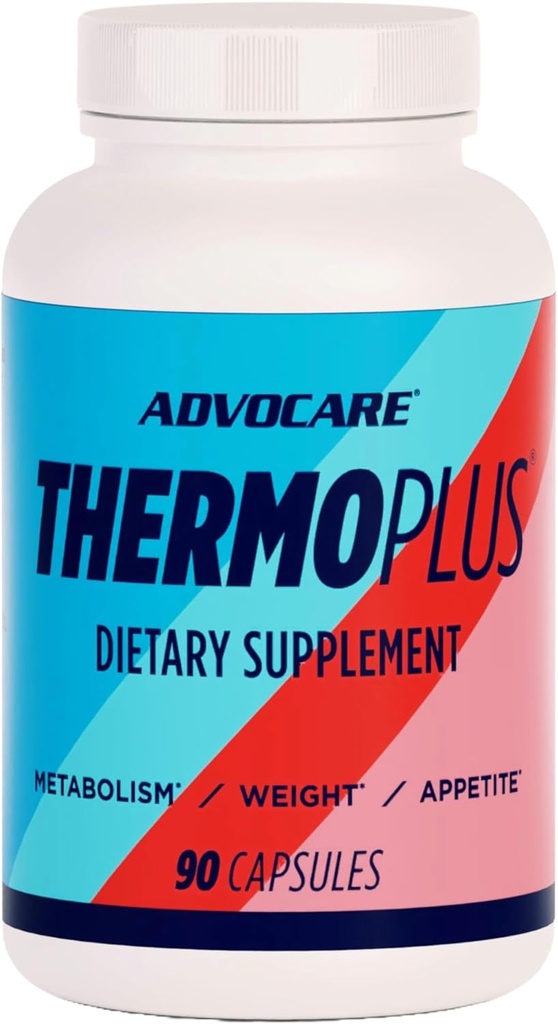 AdvoCare ThermoPlus vitamíny a bylinné diétne doplnky - podporuje zdravý metabolizmus * - obsahuje tiamín, šalvia extrakt a Oolong čaj extrakt - 90 kapsúl