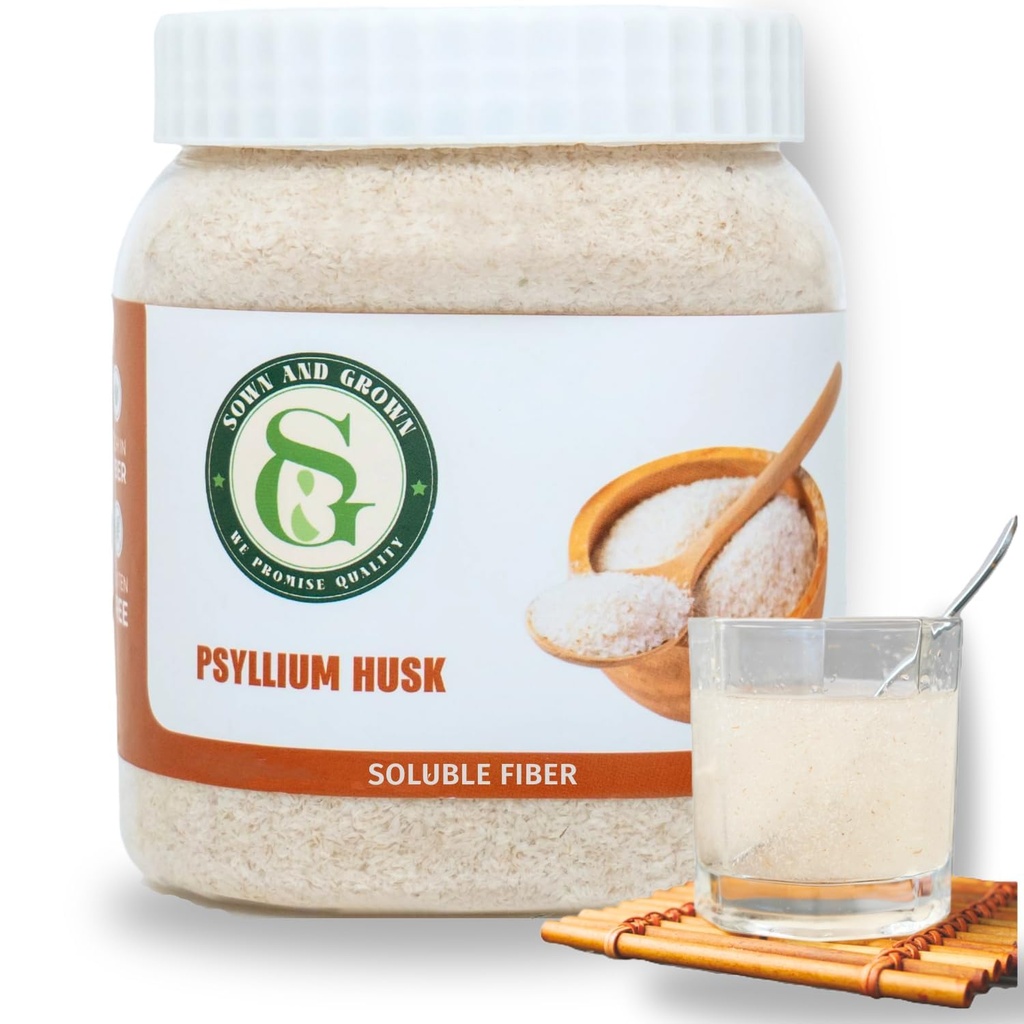 Psyllium Husk Whole, 12 Ounce - Celo Husk Fiber Supplement, Vegan, Bez cukru alebo umelých sladidiel, Non GMO, Gluten Free