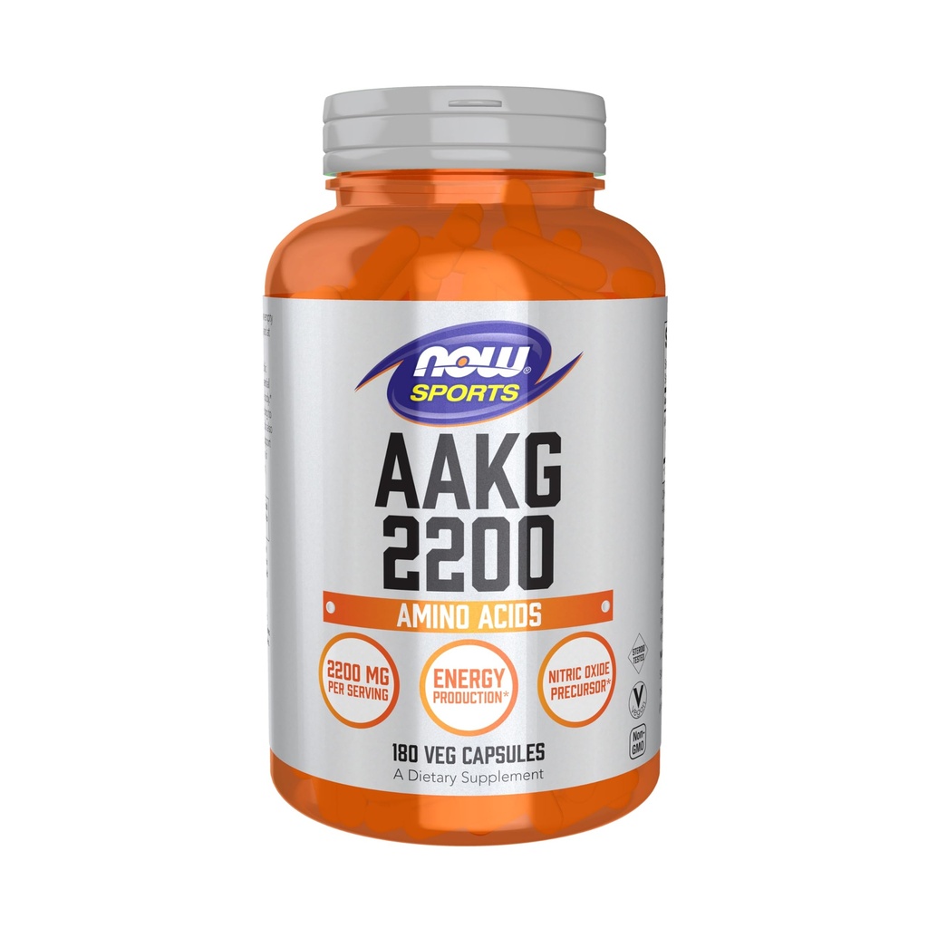 Šport AAKG 2200, Arginin, Výroba energie, 180 Veg Kapsule