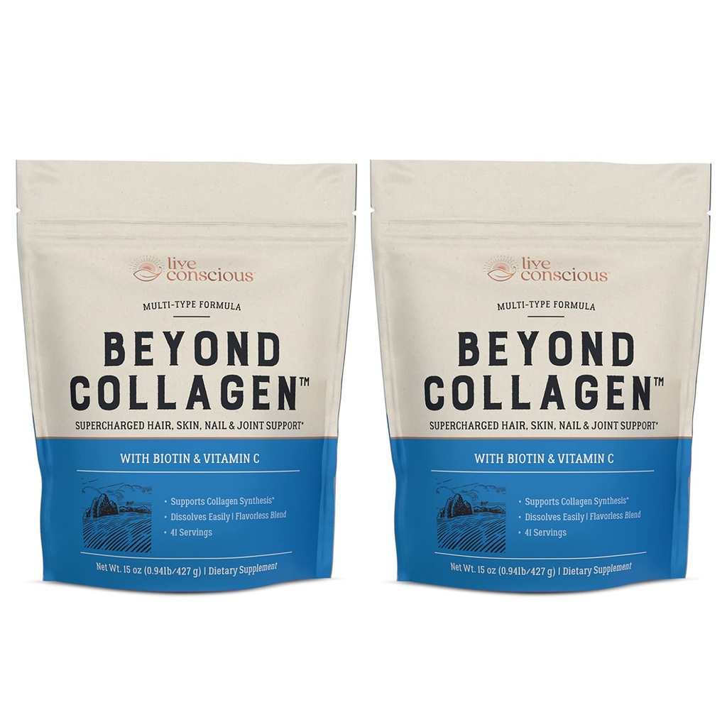 Živé Vedomé Beyond Collagen Multi Collagen Powder - Typy I, II, III, V & X 