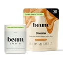 Beam Sleep Powder & Creatin Bundle, tretia strana testovaný prírodný spánok pomoc a zotavenie doplnok s mikronizovaným kreatín monohydrát, neochutený čistý kreatín prášok pre svalovú silu, energia