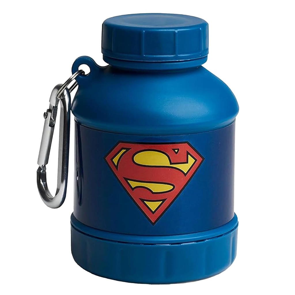 Smartshake Justice League Whey2Go Superman Protein Powder Storage Container 50g 