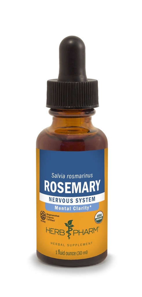 Herb Pharm Certified Organic Rosemary Liquid Extract, 1 Fl Oz (Backaging May Vary)