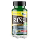 America Medic & Science Pridružený zinok 50 mg Doplnky (1 balenie po 60 tabliet) Imunitné posilňovacie a výkonné antioxidačné pilulky pre dospelých Muži a ženy 