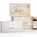 TAUT Liquid Collagen Drink and TAUT Bright Capsules, Fish Collagen Peptide 13 g, Hyaluronic Acid, 50 mL Orange Flavor Bottles, 16 Glass Bottles and 60 Capsules