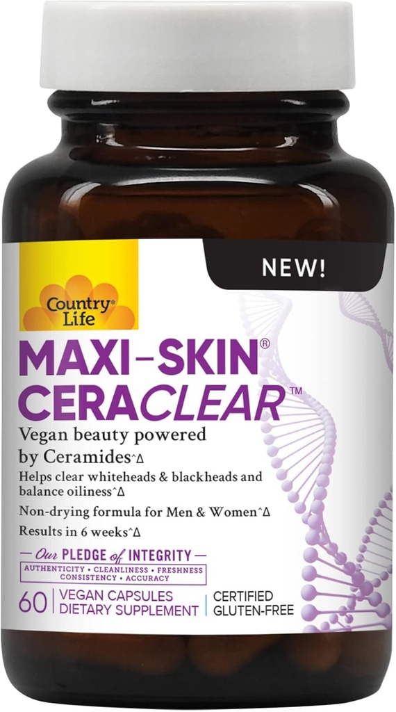Country Life Maxi-Skin CeraClear, 60 Vegan Kapsule 