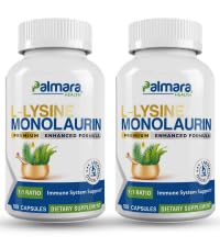 Palmara Health L-lyzín + Monolaurin 600 mg 1:1 Pomer (2)