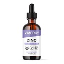 Vimergy Organic Zinok Doplnky pre ženy a mužov (7,5 mg tekutý zinok na obsluhu) Rýchla aborbing imunitná podpora, podporuje zdravé kosti a kožu, USDA Certified Organic, Vegan, Až 27 Servings (55 ml)