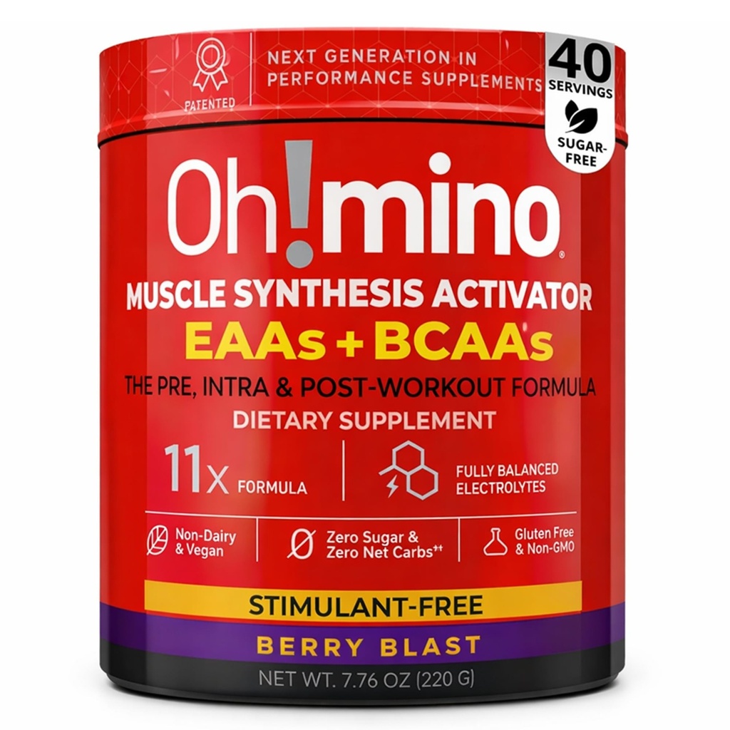 Mino Essential Amino Acides Supplement. Berry Blast, Powder bez impulzu. Všetkých 9 EAA, BCAA a perfektné Amino pre cvičenie, Amino Energy, a budovať svalovú hmotu, a obnoviť rýchlejšie.