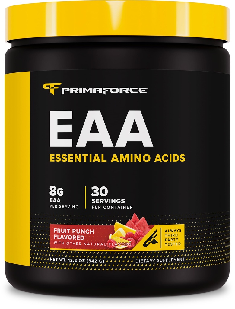 Primaforce EAA Powder (30 Servings, Fruit Punch Flavor)