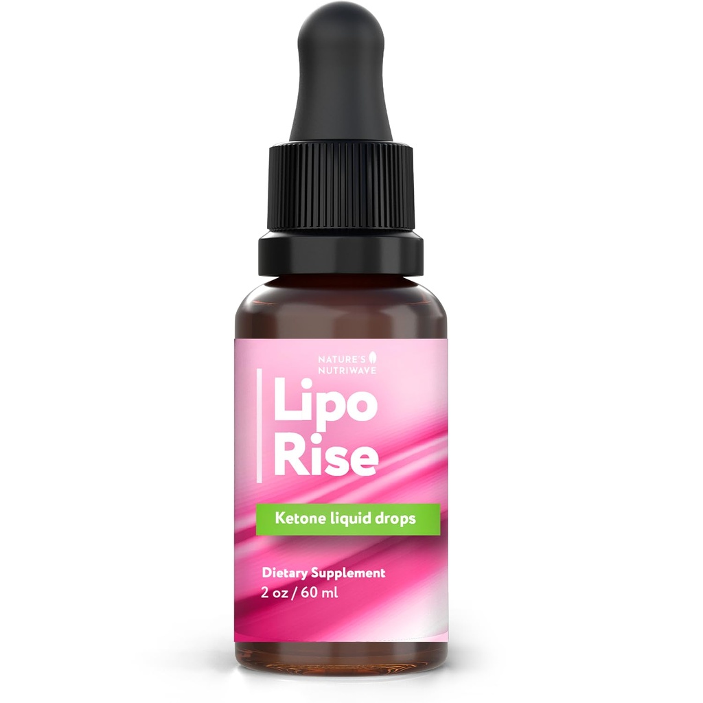 LipoRise Drops – Maca Root, Grape Seed & Citrus – 60mL, 1 Month Supply | Maca root, grape seed & citrus extracts, plant-based | Non-GMO, GMP Certified, Made in USA | Dropper, daily