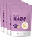 VivoNu Multicollagen Peptides Powder, 16 Oz Hydrolyzed Protein Peptides 