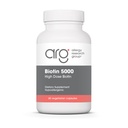 Alergy Research Group Biotin 5000 Supplement - 5000mcg Biotin, Vitamíny pre vlasy, kožu a nechty, vysoká dávka, Vegetariánske kapsule, Hypoalergenic, Gluten Free - 60 Počet