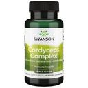 Swanson Cordyceps Complex 60 Veg Capsules | Triple-Action Mushroom Supplement with Cordyceps, Reishi and Shiitake, Standardized Extracts for Immune Support, Vegetarian