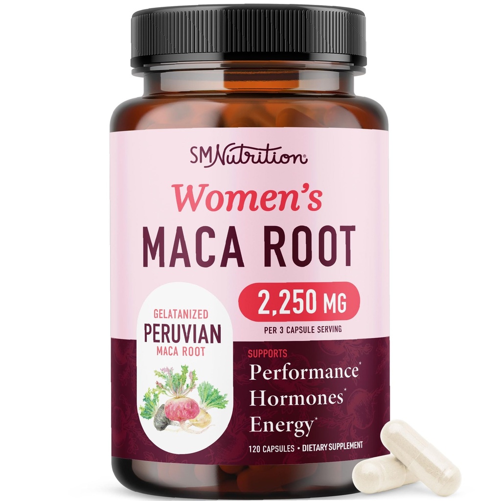Organické Maca Root Kapsule pre ženy 