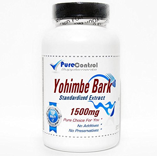 Yohimbe Bark Štandardizovaný extrakt 1500mg / 200 Kapsule / / Pure / / podľa PureControl Doplnky