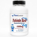 Yohimbe Bark Štandardizovaný extrakt 1500mg / 200 Kapsule / / Pure / / podľa PureControl Doplnky