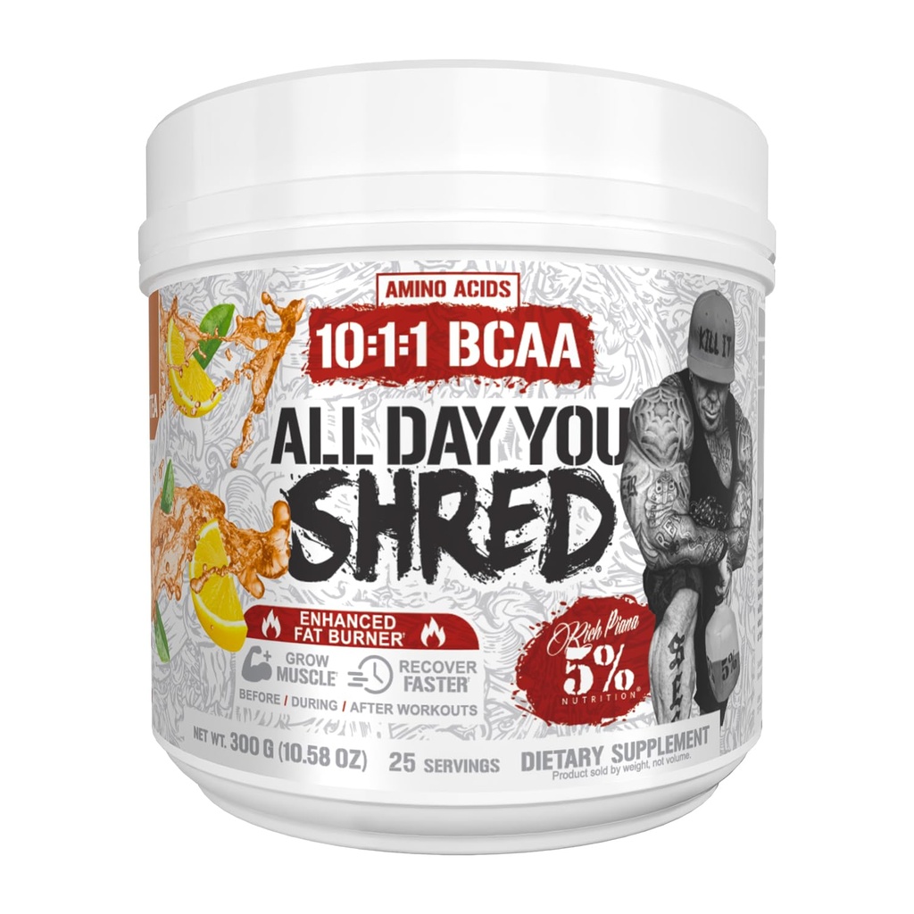 5% Nutrition AllDayYou shred BCAA Powder 