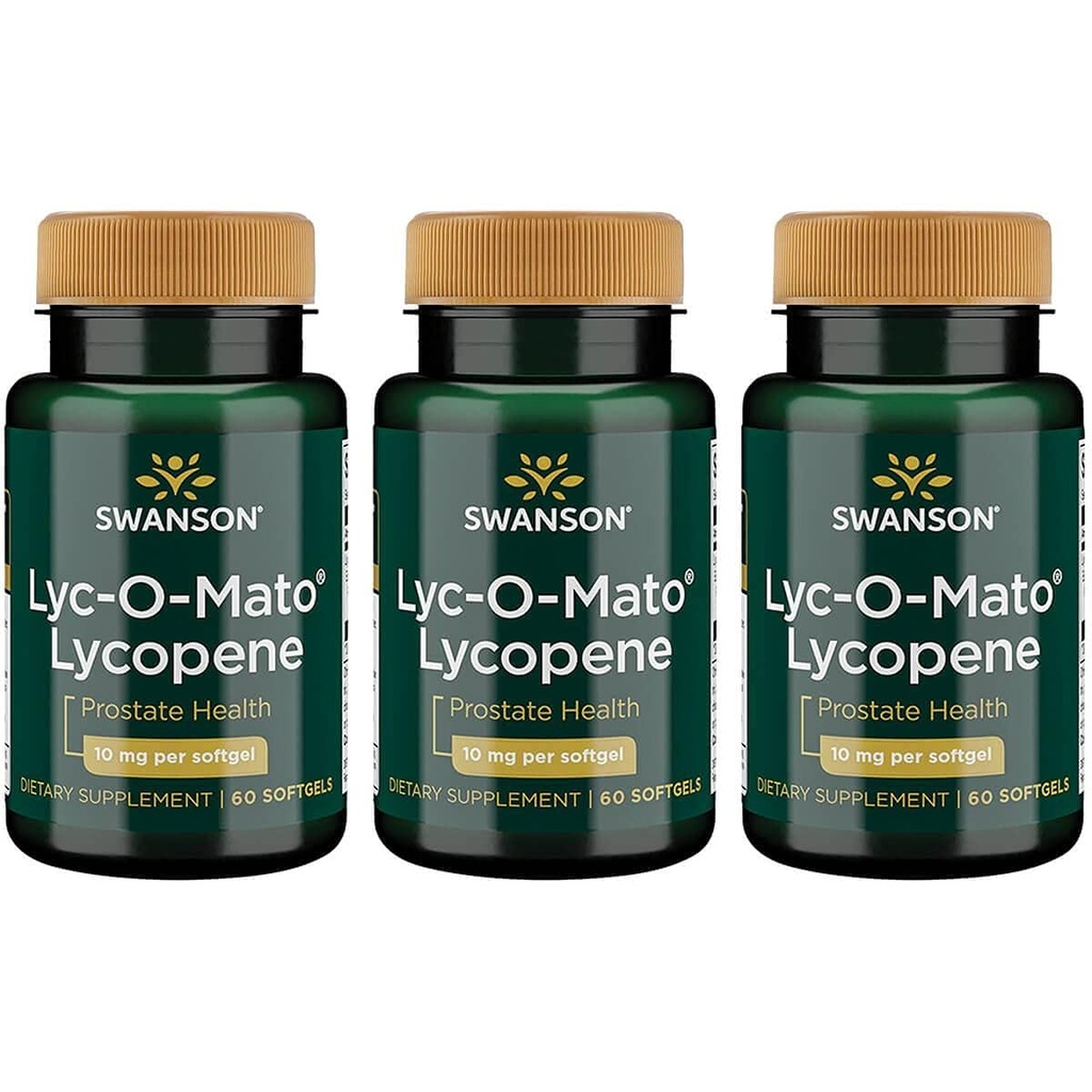 Swanson Lyc-O-Mato Lycopene 10 Milligrams 60 Sgels (3 balenia)