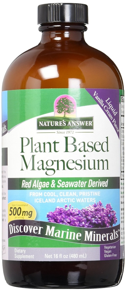 Nature's Answer Marine-Based Liquid Magnézium 16-Ounces 
