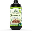 Rastlinné tajomstvá Organické ľanový olej Doplnok 16 Fl. Oz. (473 ml)