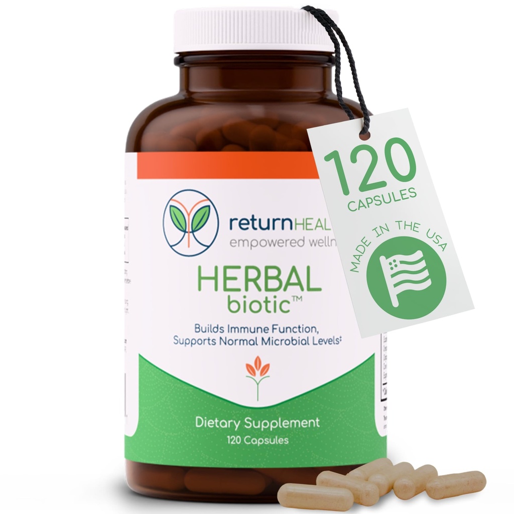 Bylinné biotické, Imunitná podpora Vitamíny, Prírodný imunitný systém Posilňovač pre dospelých, Imunitná podpora Supplement Obohatený s mačkami Claw pre probiotickú rovnováhu, Tráviace zdravie, 120 Vegan Kapsule