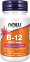 NOW Foods Supplements, Vitamin B-12 5,000 mcg, With Folic Acid, Nervous System Health*, 60 Lozenges