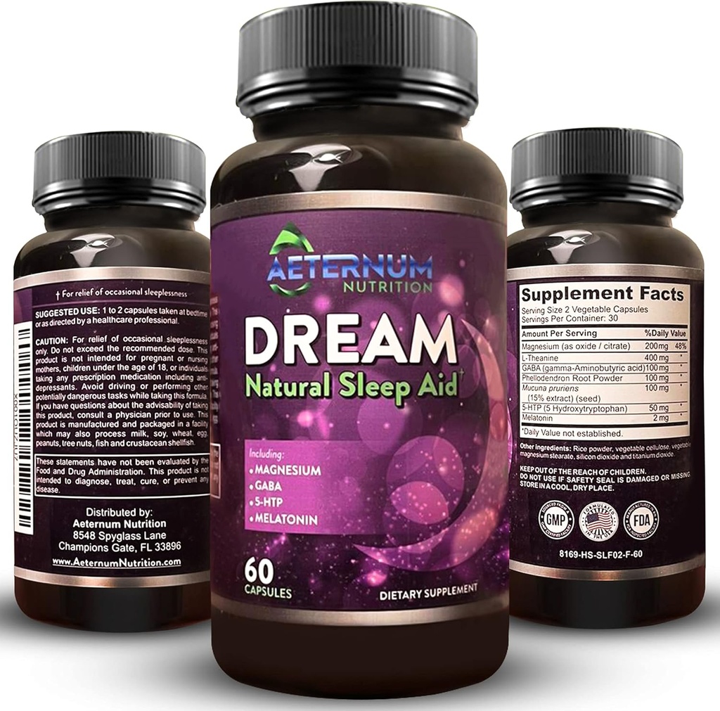 Dream Natural Sleep Supplement pre dospelých 