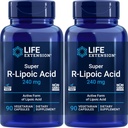 Life Extension Super R- Lipoic Acid 240 mg, 90 Veg Kapsule (Pack of 2)