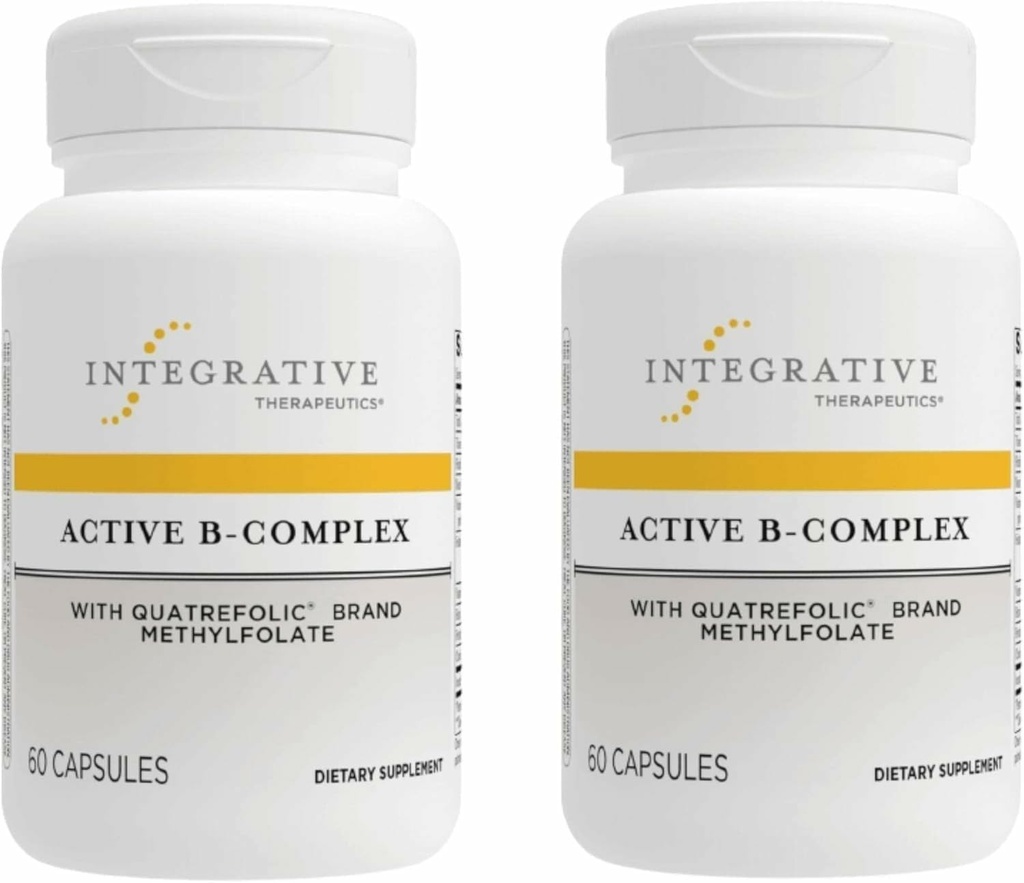 Integratívne terapie Aktívne B-komplexy - Podpora zdravia pri obehovej energii a zdraví srdca s vitamínmi B2, B6 a B12* - Podporuje nervové a imunitné systémy - Mliečne a bezlepkové - 120 kapsúl