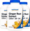 Nutricost Ginger Root Extract 550mg, 240 Kapsule (3 fľaše)
