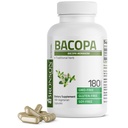 Bronson Bacopa podporuje zdravú funkciu mozgu a duševný výkon, tradičné bylinné, non-GMO, 180 Vegetariánske kapsule
