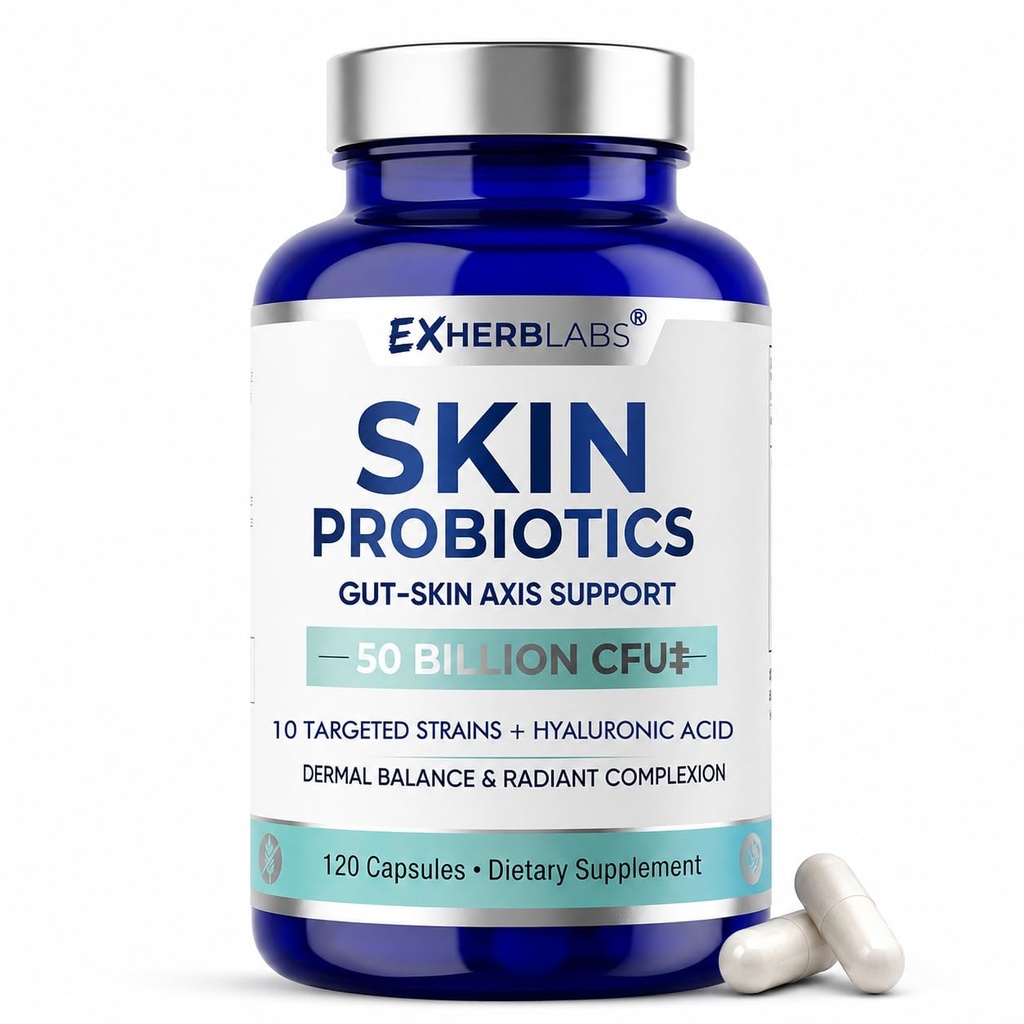 Skin Probiotics Supplement, Gut-Skin Care Support for Glow