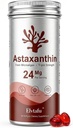 Astaxanthin Supplements 24mg Astaxanthin Softgels,from Microalgae, Triple Strength Astaxantina Antioxidant Wellness Support