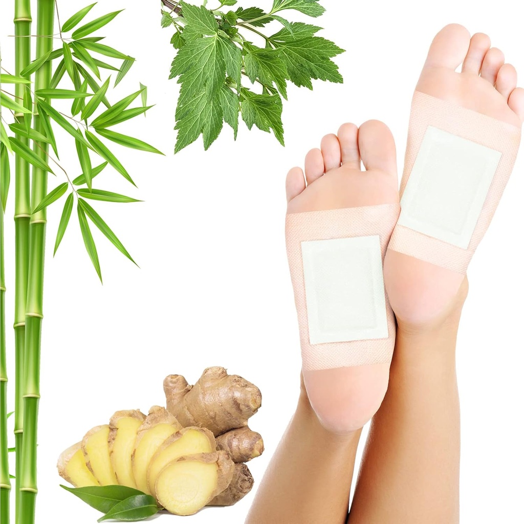 Lymfatické Odvodnenie zázvor zázvoru Nohy Pads 50 Pads - zázvorový olej Noha Patches Deep Cleaning Sleep Aids Relief Stres a únava Zlepšiť kvalitu spánku