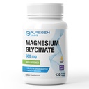 Glycinát horečnatý 500mg [Vysoká potencia] 120Veggie Caps, súvisí s superior absorpciou