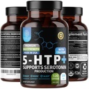 N1N Premium 5-HTP 200mg Plus vápnik, vyrobený z Griffonia Seed Extract, Non GMO a Gluten Free, 120 Caps