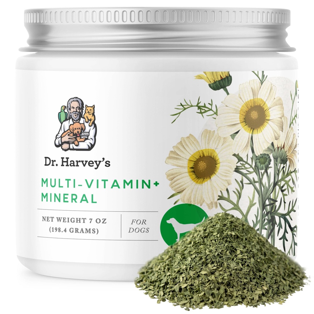 Dr Harveyho bylinné multivitamínové a minerálne doplnky pre psy (7 ounce)