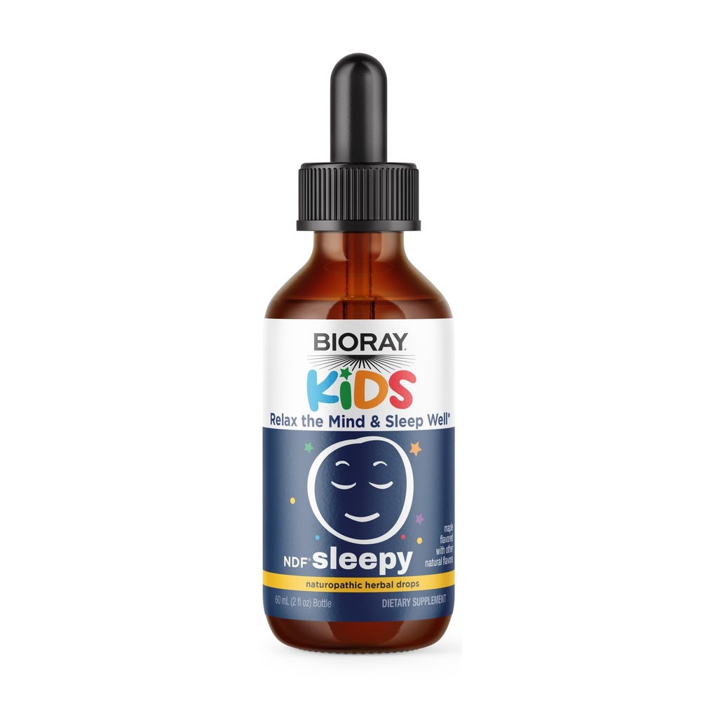 BIORAY Kids NDF, Maple - 2 fl oz - Cez noc - Non-GMO, Vegan, Gluten Free - 1-2 Mesiac dodávky