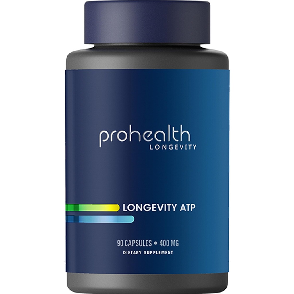 ProHealth longevity ATP - 400 mg X 90 Servings, PeakATP patentovaný čistý ATP na udržanie bunkovej energie, svalovej sily, a kognitívne funkcie, podporuje zdravie srdca a metabolickú účinnosť
