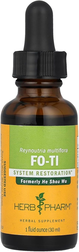 Herb Pharm He (Ho) Shou Wu Liquid Extract for Musculoskeletal System Support - 1 Ounce