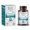 Len Jaivik Organic Haritaki (Terminia Chebula) - 750mg (90 Tablets) 