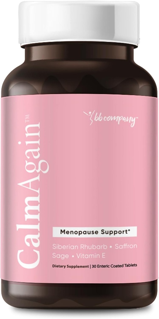 BB Company CalmAgain for Menopause Anxiouness, Mood Balance for Women 