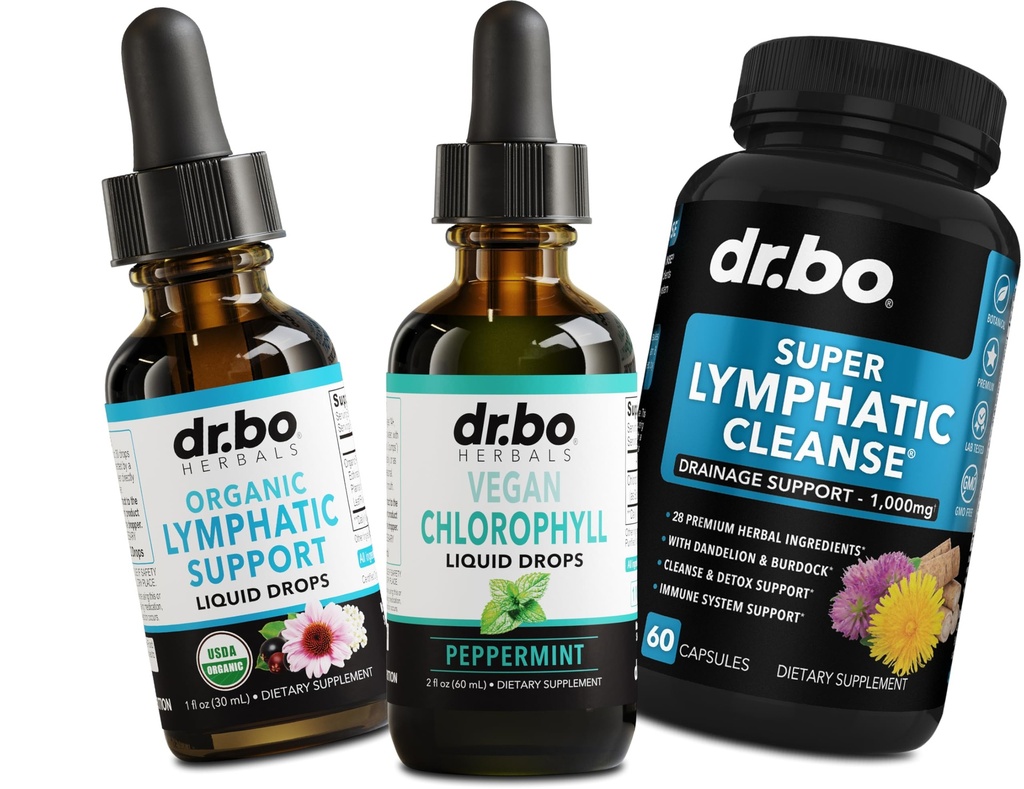 Chlorofyl Tekuté kvapky Telo Detox & Lymfatické Odvodňovacie pilulky - Vegan Chlorofyl Odor Cleanse Supplement Interné Deodorant - Organické Lymfatická podpora Tekuté kvapky Lymfatické Node Odvodnenie