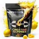 Kreatín monohydrát Gummy - rast svalov, výkon, vytrvalosť - 5 Gram Creatin per Serving - Vegan, Non-GMO, Gluten-free, Made in USA - 90ct - Citrónová príchuť