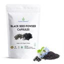 Kozmický element 100% Pure Black Seed Powder Capsulses Organic - Vegan Nigella Sativa 450mg Black Cumin Seeds per Serving- for Health - 60 Kapsule