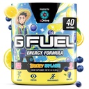 G palivo aDrive Energy Drink Powder, Pre Cvičenie kofeín Mix pre Herné, bez cukru Zameranie Amino, Vitamín + Antioxidanty, 9.9oz (Čučoriedkové a citrónová, 40 Servis)