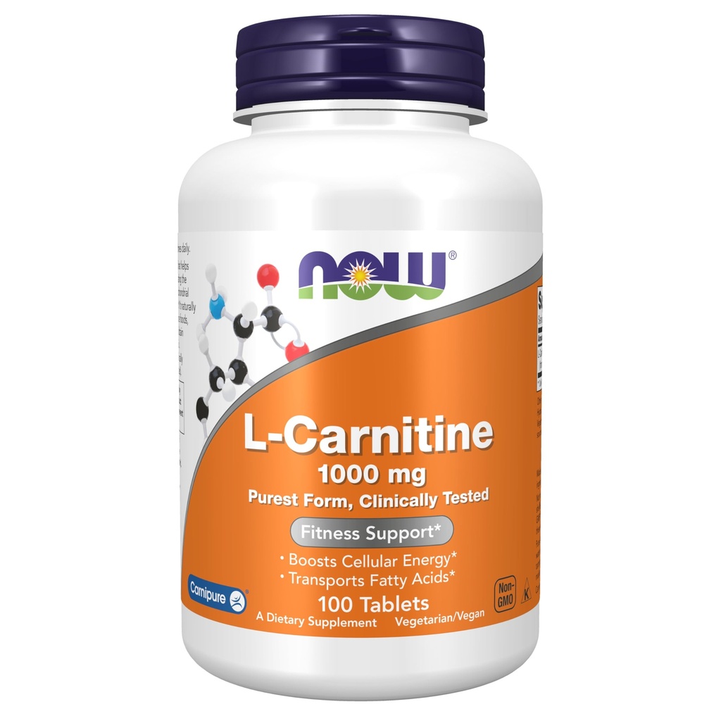 Teraz Foods: L-karnitín Fitness Podpora 1000mg, 100 kariet